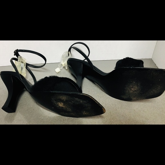 Charles David Hair-Calf Ankle Strap Heel Sandals - Picture 7 of 7